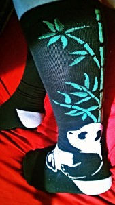 Panda socks from Black Sheep!